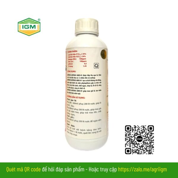 ARIPHOS ANTIRUS ABIO-01 (1 lít) - Ảnh 3