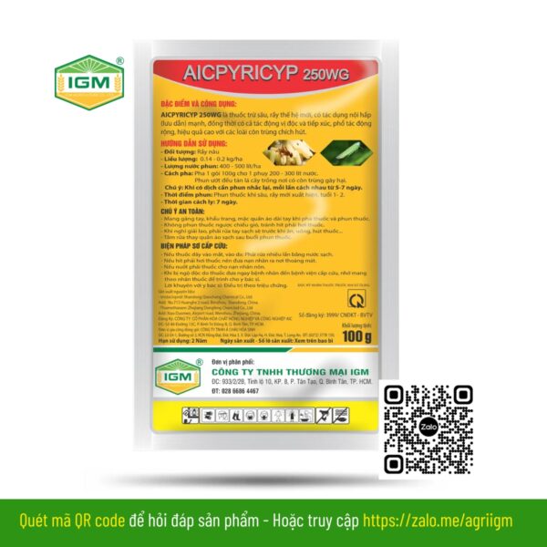 Aicpyricyp 250WG - Sư tử - (100gr) - Ảnh 2
