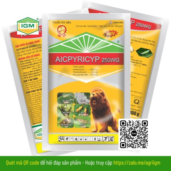 Aicpyricyp 250WG - Sư tử - (100gr)