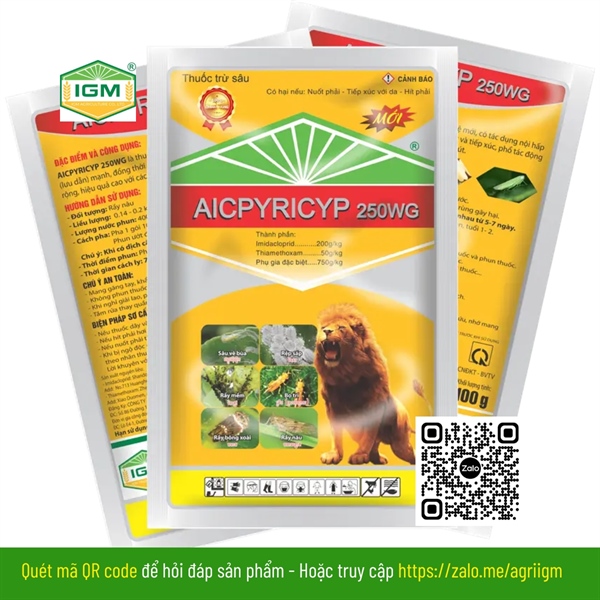 AICPYRICYP 250WG (SƯ TỬ): 100gr