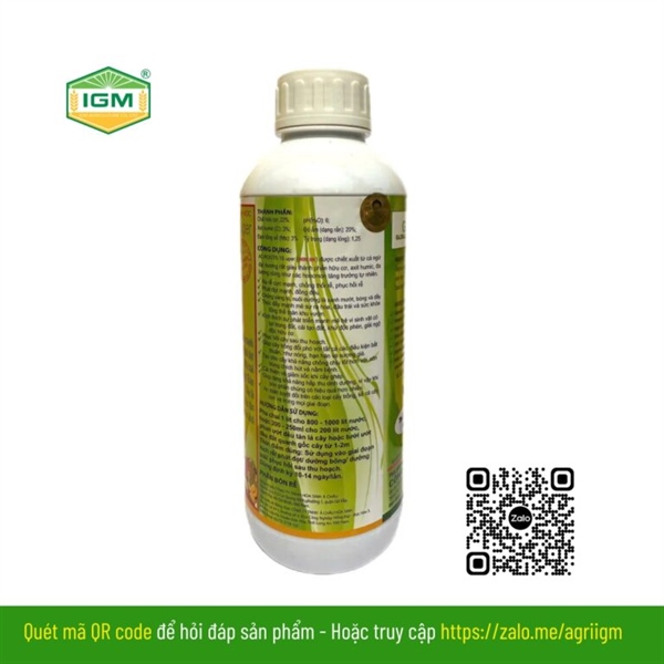 AMINO IGM (Gấu Panda): 1 lít - Ảnh 2