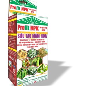 Profit NPK 10-60-10 (SIÊU TẠO MẦM HOA): Hộp 4 gói x 250gr