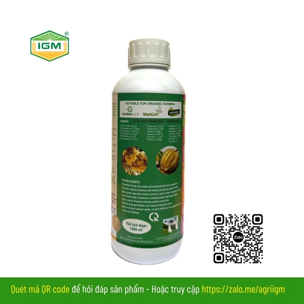 AMINO IGM (TĂNG LỰC CÂY TRỒNG): 1 Lít - Ảnh 4