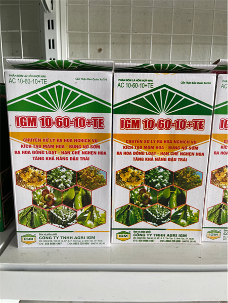 Profit NPK 10-60-10 (SIÊU TẠO MẦM HOA): Hộp 4 gói x 250gr - Ảnh 2