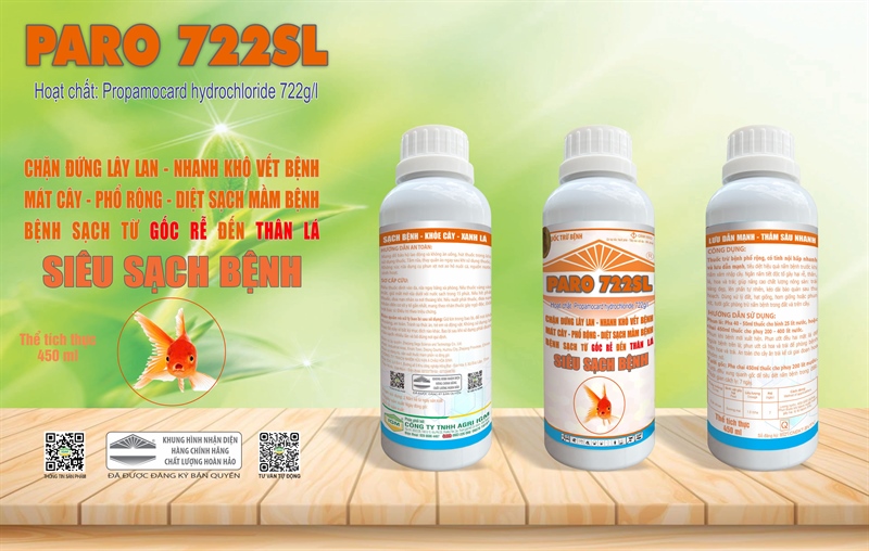 Paro 722SL (SIÊU SẠCH BỆNH): 450ml