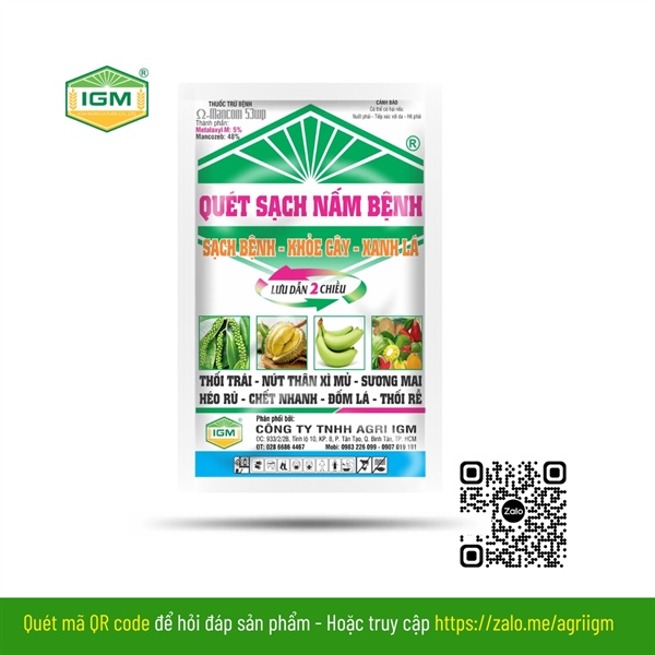 Ω Mancom 53WP (QUÉT SẠCH NẤM BỆNH): 500gr - Ảnh 2